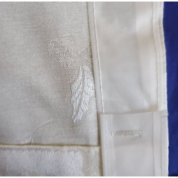 NOS Vtg Lenox Shower Curtain Holiday Joy Hollie Berries Plaid Reinforced Grommet - Picture 9 of 11